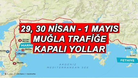 MUĞLA KAPALI YOLLAR LİSTESİ 29, 30 NİSAN – 1 MAYIS 2025 (Güzergah bilgisi) || Bugün Muğla’da hangi yollar trafiğe kapatılacak, ne vakit açılacak? Belirlenen yollarda TIP 2025 düzenlemesi!