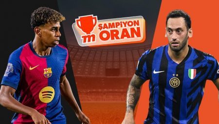 Şampiyonlar Ligi’nde Barcelona’nın konuğu Inter! Dev maçın heyecanı Şampiyon Oranlar ile Misli’de