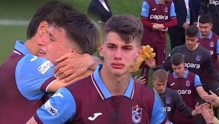 Trabzonspor’da büyük ıstırap: Golünü attı, göz yaşlarını tutamadı!
