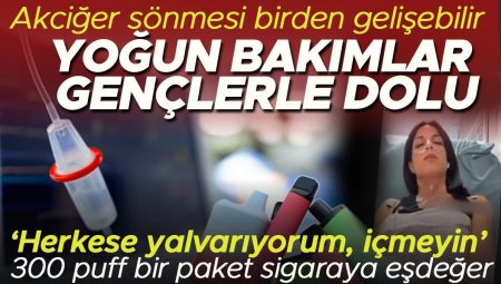 Akciğerleri birdenbire söndürüyor, ağır bakımlar gençlerle dolu… 300 puff 1 paket sigaraya muadil | ELEKTRONİK SİGARALARLA İLGİLİ 10 SORU 10 KARŞILIK