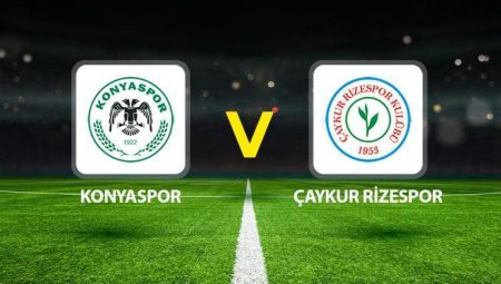 Canlı anlatım: Konyaspor – Çaykur Rizespor maçı