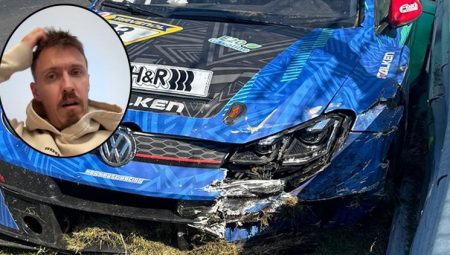 Fenerbahçe’nin eski yıldızı Max Kruse yürekleri ağızlara getirdi! Yarış otomobilini mahvetti