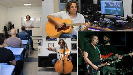 Gündüz sınıfta gece sahnede… ‘Rockçı Profesör’