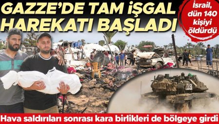 İsrail Gazze’de insanlığı vuruyor… Tekrar çadırları maksat aldılar