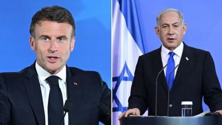 Macron ve Netanyahu ortasında sert tartışma