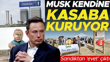 Musk kendine kasaba kuruyor