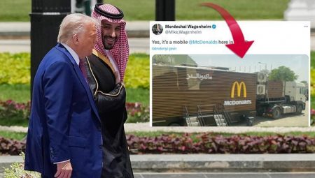 Suudi Arabistan’dan Trump’a özel McDonald’s arabası