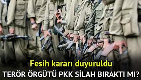 Terör örgütü PKK fesih kararı nedir, ne manaya geliyor? PKK silah bıraktı mı, fesih kararı aldı mı, bitti mi?