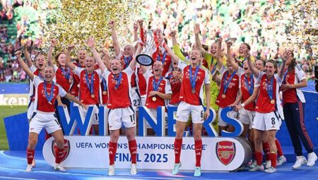 Bayanlar Şampiyonlar Ligi’nde şampiyon Arsenal!