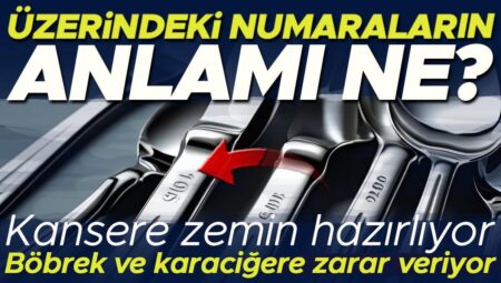 Çatal, kaşık ve bıçakların üzerindeki numaraların sırrı ne? ‘Zamanla böbrek ve karaciğere ziyan veriyor, kansere yer hazırlıyor’