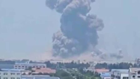 Çin’de müthiş patlama: Kimya fabrikası cehenneme döndü