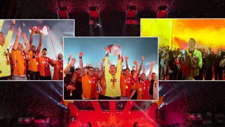Galatasaray şampiyonluk kupasına kavuştu! Yenikapı’daki duygusal anlar…