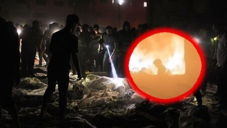 Gazze’de mucize kurtuluş! Alevlerin içinden sağ çıktı… ‘Filistinliler bizi affetsin’