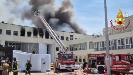 Tuscia Üniversitesi’nde büyük çaplı yangın